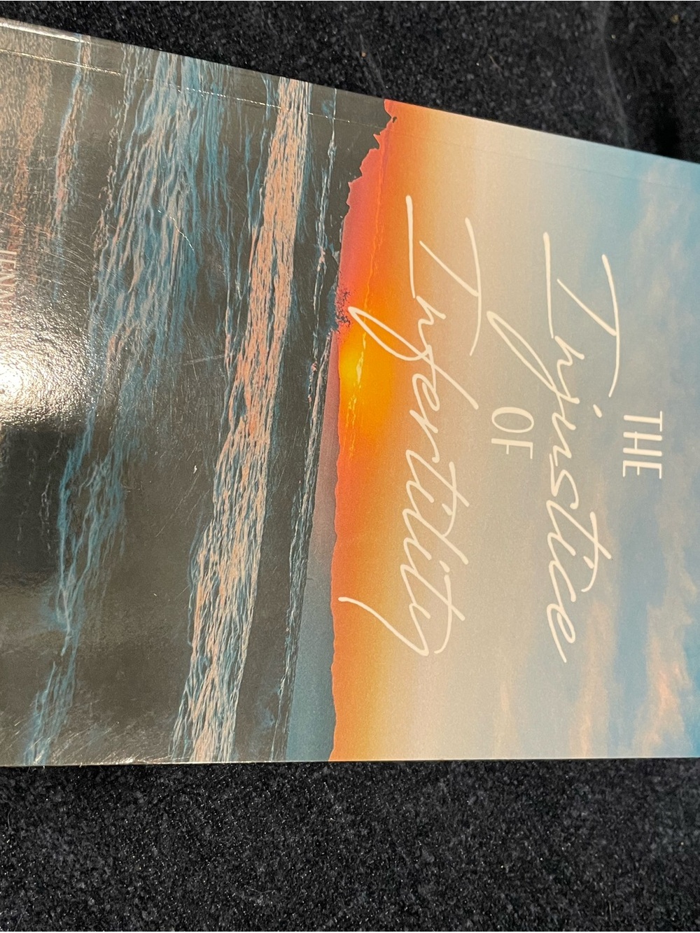 The Brightside of Everything Sunset Poster - Blue & Orange